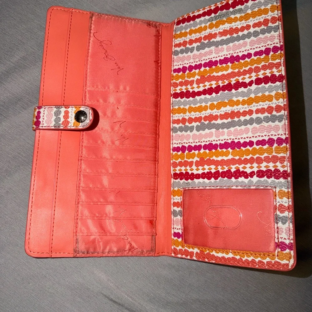 Vera Bradley Confetti Stripe Wallet - Picture 2 of 3